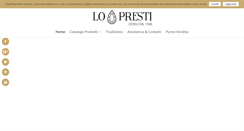 Desktop Screenshot of gioiellilopresti.it